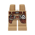 LEGO® Hips and Legs with Gunbelt and Compass Pattern 970c00pb0130 dunkelbeige