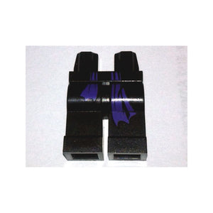 LEGO® Hips and Legs with Dark Purple Sash Ends with Long Left Side Pattern 970c00pb0171
