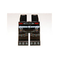 LEGO® Hips and Legs with Red Belt, Silver Buckles and Dark Bluish Gray Talons Pattern 970c00pb0232 schwarz