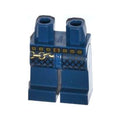 LEGO® Hips and Legs with Gold Belt and Chain Pattern 970c00pb0272 dunkelblau