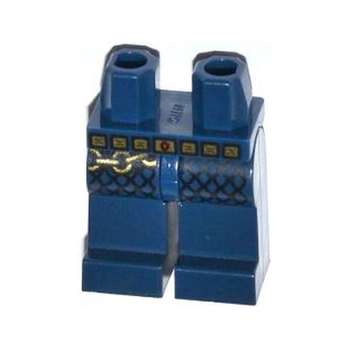 LEGO® Hips and Legs with Gold Belt and Chain Pattern 970c00pb0272 dunkelblau
