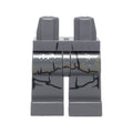 LEGO® Hips and Legs with SW Robe with Dark Tan Camouflage and Silver Dots Pattern 970c00pb0449 dunkelgrau
