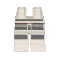 LEGO® Hips and Legs with Dark Bluish Gray Prison Stripes Pattern 970c00pb0466 weiss