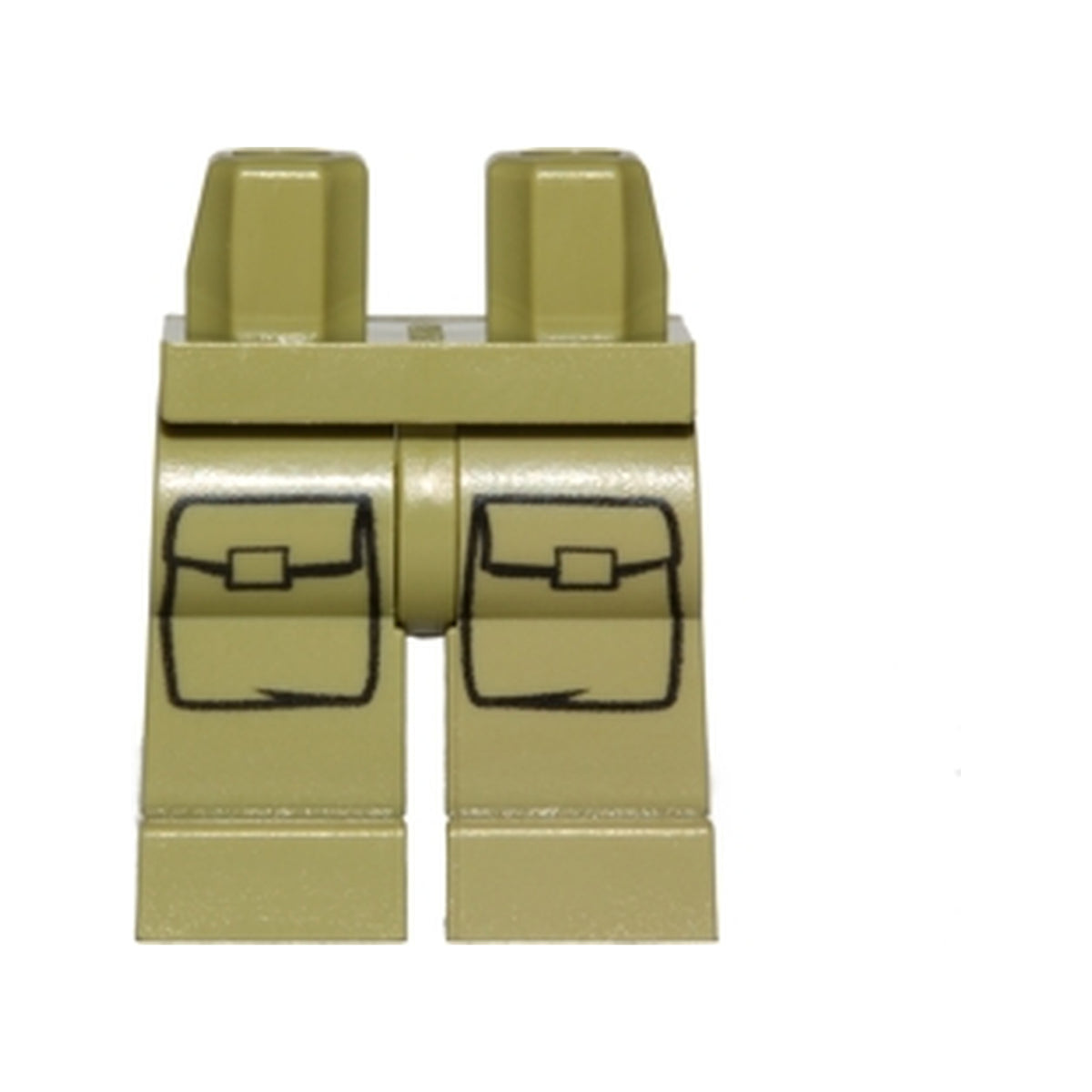 LEGO® Hips and Legs with Cargo Pockets Pattern 970c00pb0566 olivgrün