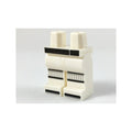 LEGO® Hips and Legs with Black Belt, Silver and Black Knee Pads and Toes Pattern 970c00pb0710 weiss