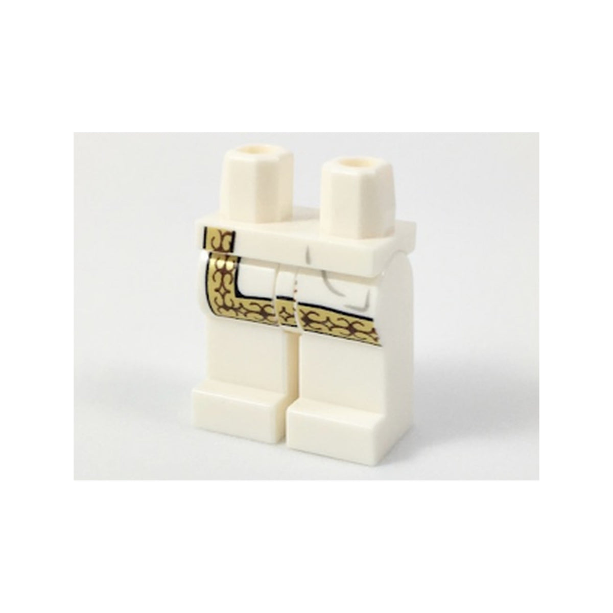 LEGO® Hips and Legs with Gold-Trimmed Tunic Pattern 970c00pb0746 weiss
