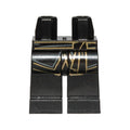 LEGO® Hips and Legs with Robe Tails with Gray and Gold Trim Pattern 970c00pb0787 schwarz