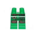 LEGO® Hips and Legs with Knee Pads, Ring and Dark Green Sash Pattern 970c00pb0969 grün
