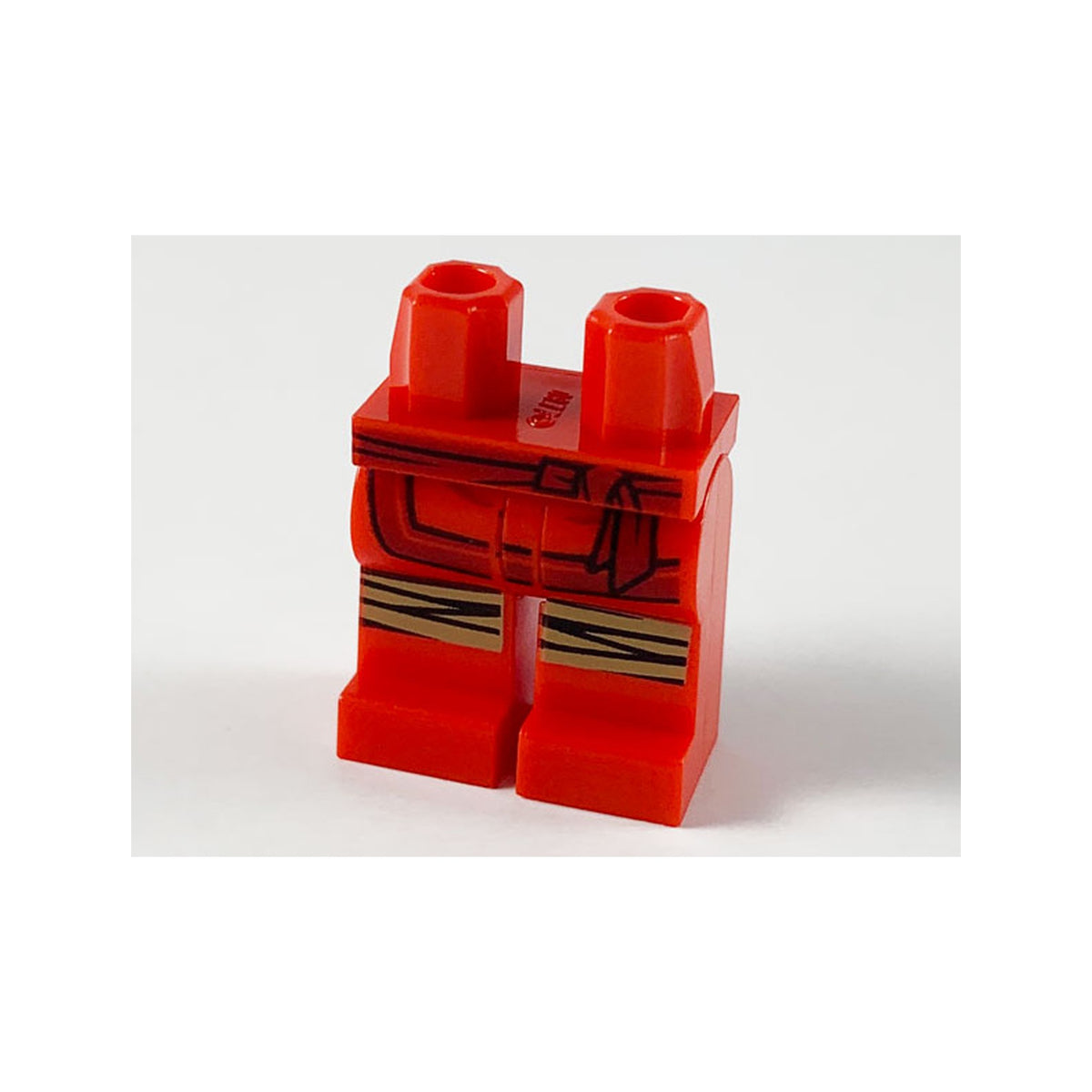 LEGO® Hips and Legs with Dark Red Sash and Knee Wrappings Pattern 970c00pb0979 rot