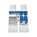 LEGO® Hips and Legs with Dark Azure Sash and Leg Wrappings Pattern 970c00pb0983 weiss