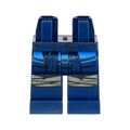 LEGO® Hips and Legs with Sash, Blue Tunic Hem and Dark Bluish Gray Knee Wrappings Pattern 970c00pb0986 dunkelblau