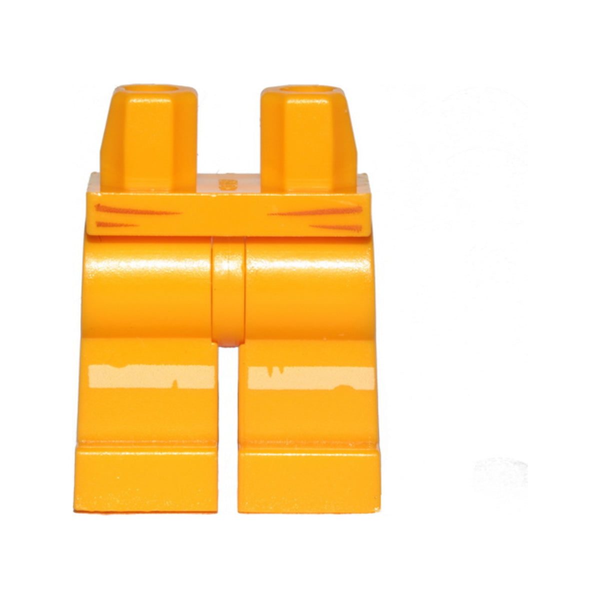 LEGO® Hips and Legs with Worn Reflective Stripes Pattern 970c00pb0995 hellorange