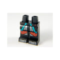 LEGO® Hips and Legs with Coattails with Dark Turquoise Hem, Silver and Red Armor Pattern 970c00pb1052 schwarz