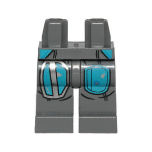 LEGO® Hips and Legs with SW Mandalorian Dark Azure Armor Plates Pattern 970c00pb1067
