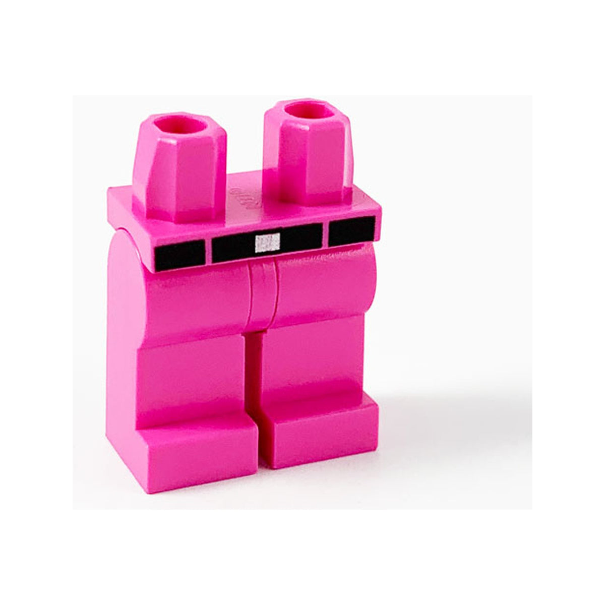 LEGO® Hips and Legs with Black Belt, 2 Belt Loops and Silver Buckle Pattern 970c00pb1095 dunkelrosa