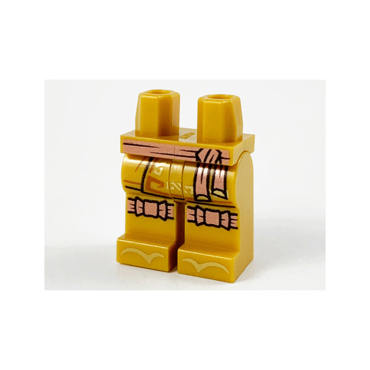 LEGO® Hips and Legs with Copper Sash and Knee Wrappings Pattern 970c00pb1163 perlgold