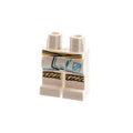LEGO® Hips and Legs with Tan Sash and Knee Wrap, Robe Ends with Medium Azure Trim Pattern 970c00pb1314 weiss
