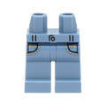 LEGO® Hips and Legs with Belt Loops and Pockets, Bright Light Orange Stitching, Copper Buttons Pattern 970c00pb1427 sandblau