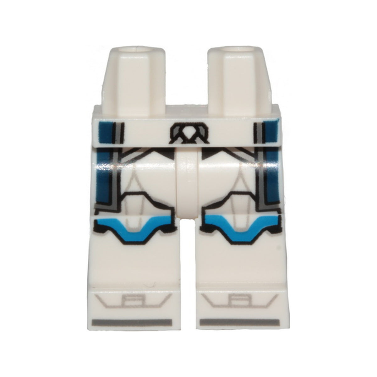 LEGO® Hips and Legs with SW Clone Trooper Armor, Blue Markings and Dark Blue Kama Pattern 970c00pb1452 weiss