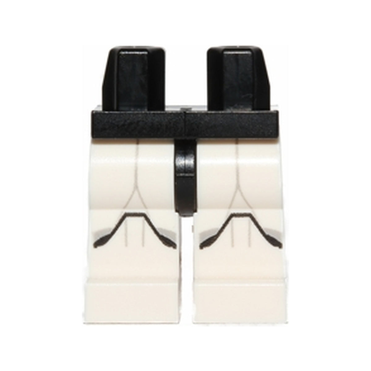 LEGO® Hips and White Legs with SW Clone Trooper and Black Markings Pattern 970c01pb27 schwarz
