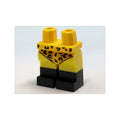 LEGO® Hips and Yellow Legs with Bright Light Orange Leotard with Leopard Spots and Black Boots Pattern 970c03pb32 hellorange