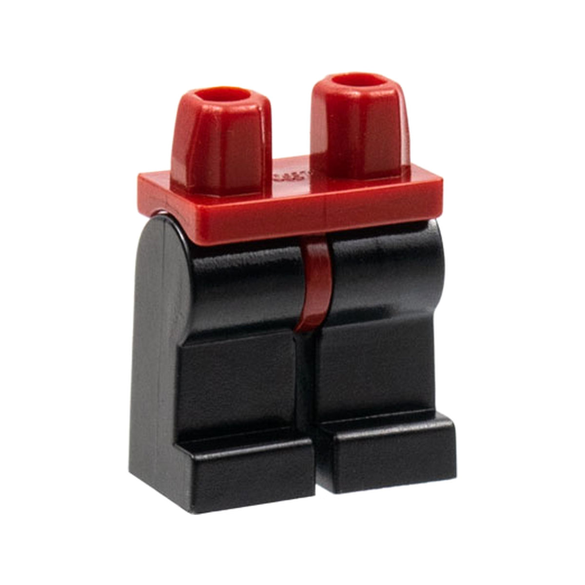 LEGO® Hips and Black Legs 970c11 dunkelrot