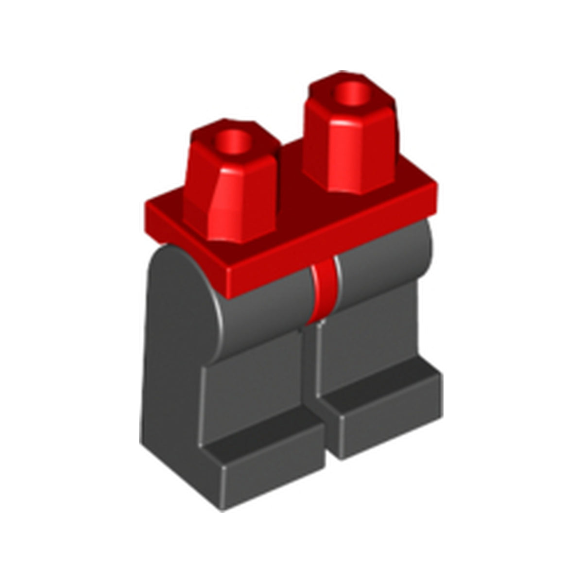 LEGO® Hips and Black Legs 970c11 rot