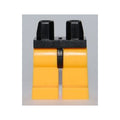 LEGO® Hips and Bright Light Orange Legs 970c110 schwarz