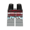 LEGO® Hips and Dark Bluish Gray Legs with Dark Red Armor and Ice Spikes Pattern 970c85pb28 schwarz