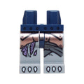 LEGO® Hips and Light Bluish Gray Legs with Copper Armor with Rivets, Medium Lavender Sinew Patches and White Claws Pattern 970c86pb19 dunkelblau