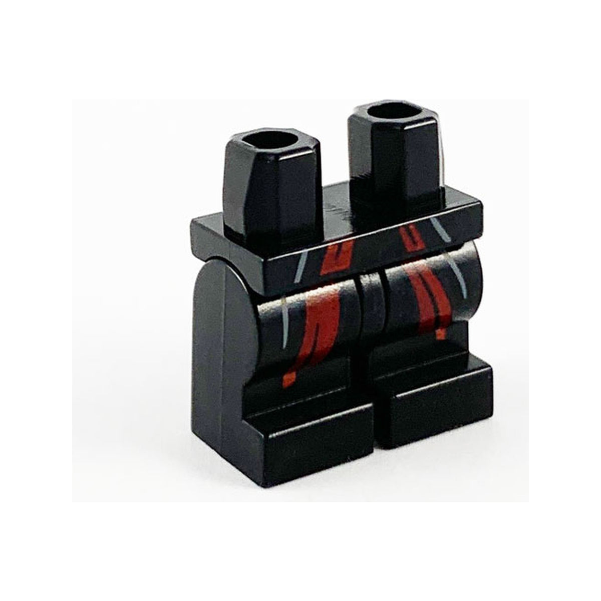 LEGO® Hips and Medium Legs with Dark Red Robe Hems Narrow Pattern 970cm00pb005 schwarz