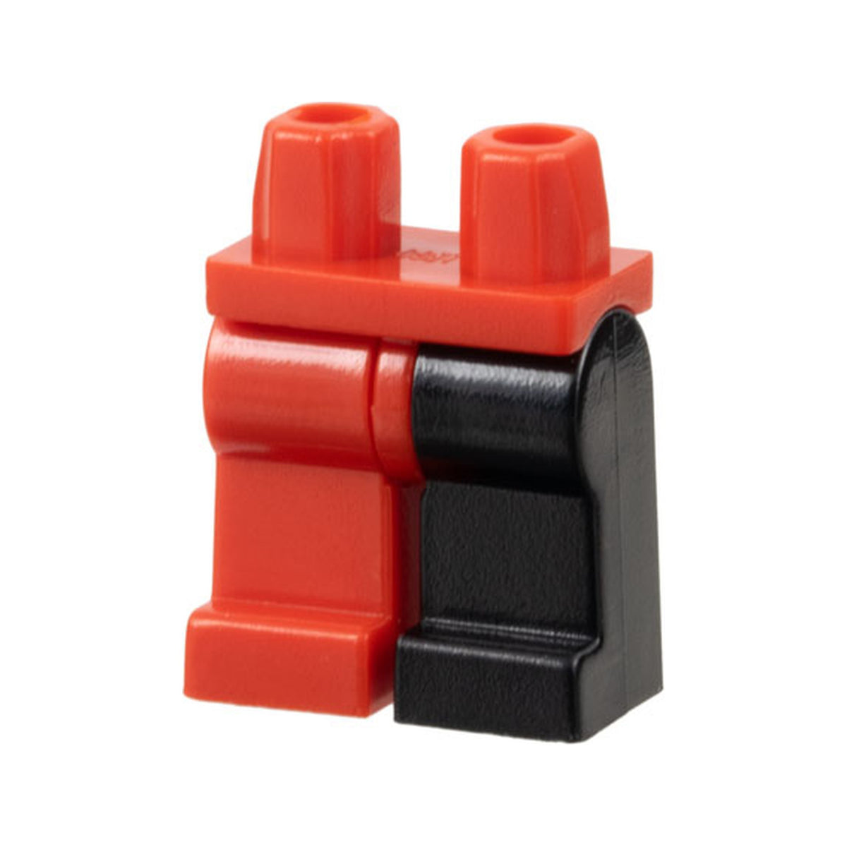 LEGO® Hips and 1 Black Left Leg, 1 Red Right Leg 970d03 rot