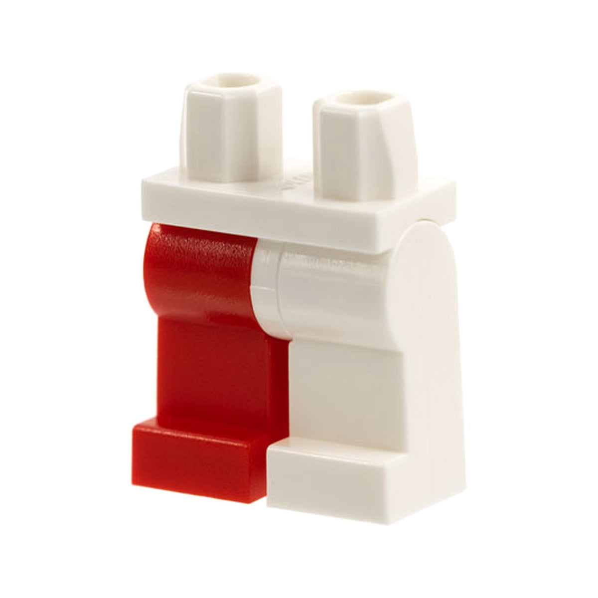 LEGO® Hips and 1 White Left Leg, 1 Red Right Leg 970d10 weiss