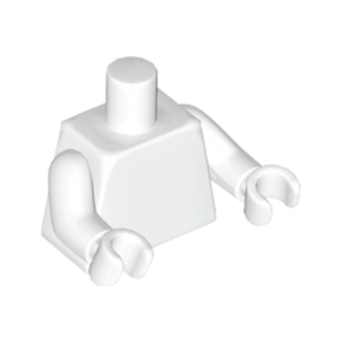 LEGO® Torso Plain  / (Same Color) Arms / (Same Color) Hands 973c000 weiss
