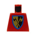 LEGO® Torso Castle Crusaders Crossed Axe Shield Pattern 973p42 rot