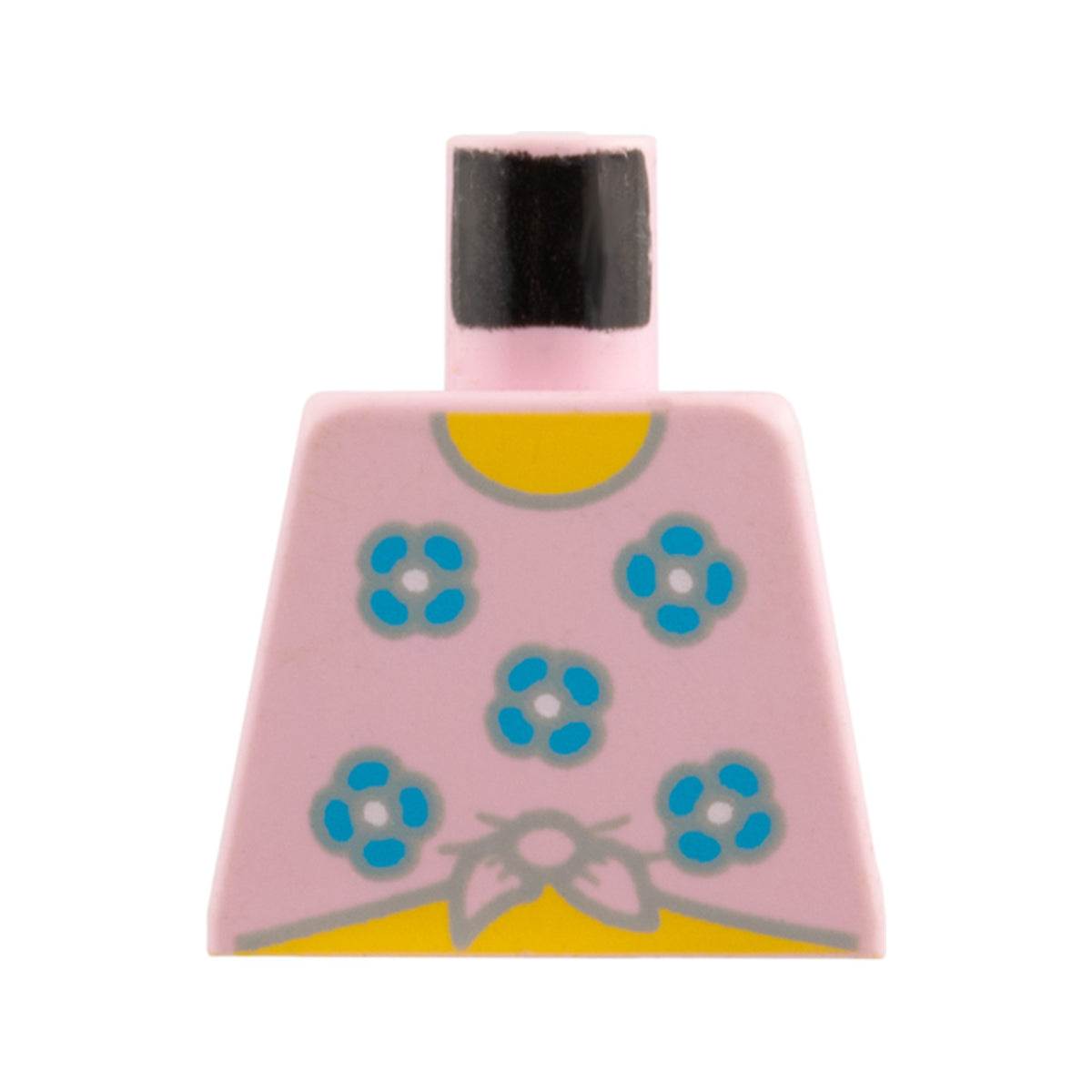 LEGO® Torso Shirt Tied at Bottom with Blue Flowers, Yellow Neck and Stomach Pattern 973pb0018 rosa