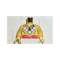 LEGO® Torso Pirate Islanders with Bone Necklace Pattern / Yellow Arms / Yellow Hands 973pb0063c01 gelb