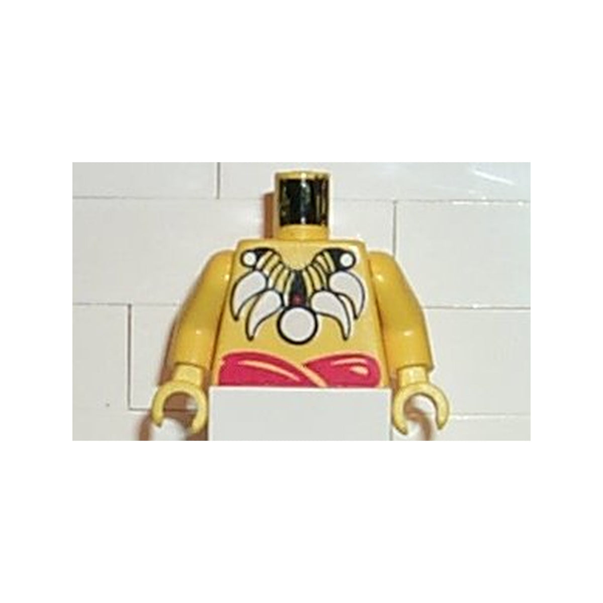 LEGO® Torso Pirate Islanders with Bone Necklace Pattern / Yellow Arms / Yellow Hands 973pb0063c01 gelb