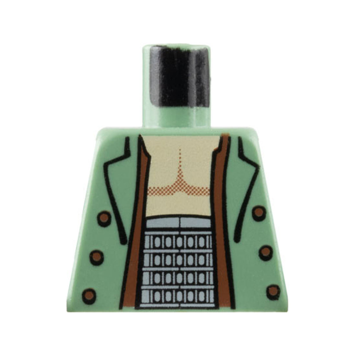 LEGO® Torso Spider-Man Dr. Octopus Open Shirt Pattern 973pb0326 sandgrün