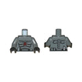 LEGO® Torso Space Police 3 Officer Pattern / Dark Bluish Gray Arms / Black Hands 973pb0575c01 dunkelgrau