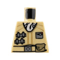 LEGO® Torso SW Hoth Rebel Jacket with White Scarf and Tan Belt Pattern 973pb0623 beige