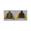 LEGO® Torso Dino Vest with String Pattern / Yellow Arms / Yellow Hands 973pb1016c01 braun
