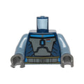LEGO® Torso SW Mandalorian Armor Plates Dark Bluish Gray Pattern (Pre Vizsla) / Sand Blue Arms / Dark Bluish Gray Hands 973pb1177c01 dunkelblau