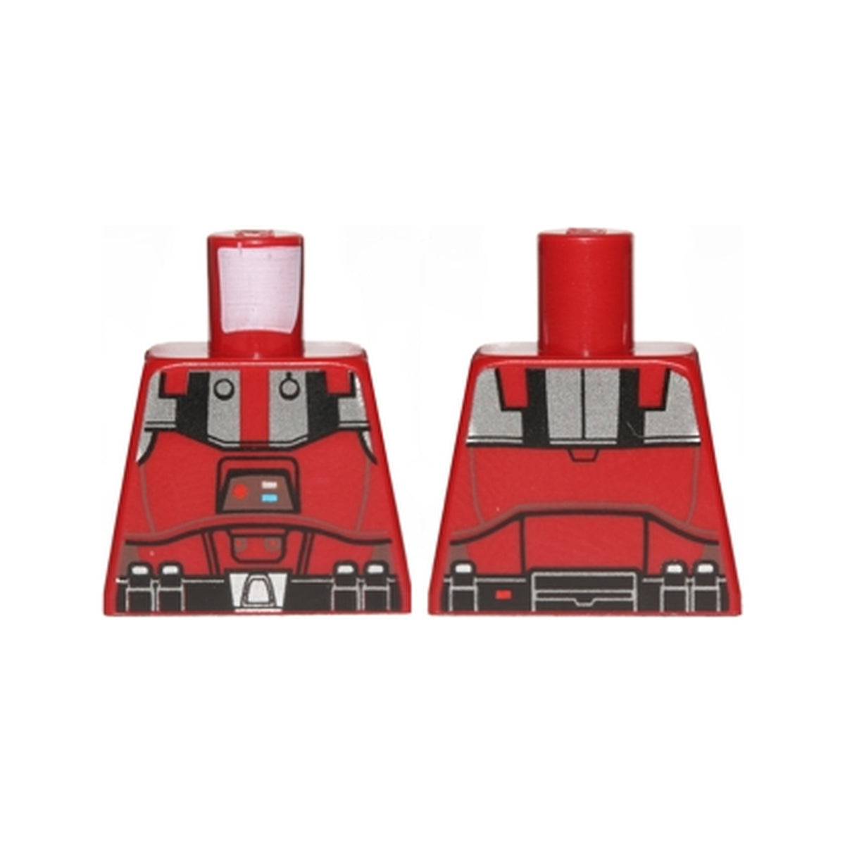 LEGO® Torso SW Armor Sith Trooper with Black and Silver Pattern 973pb1284 dunkelrot
