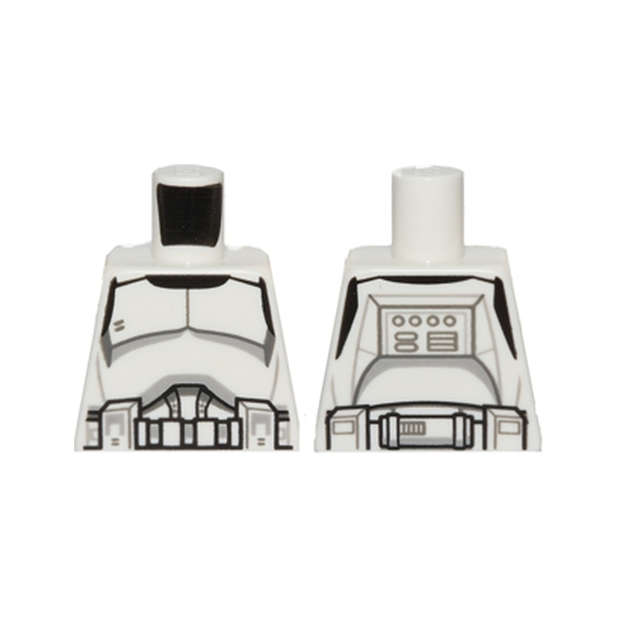 LEGO® Torso SW Armor Clone Trooper Black Belt Pattern 973pb1286 weiss
