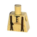 LEGO® Torso Shirt with 3 Buttons and Brown Suspenders Pattern 973pb1775 beige