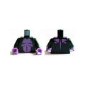 LEGO® Torso Medium Lavender Bare Chest, Stomach and Upper Back Pattern (Swamp Monster) / Dark Green Arms / Medium Lavender Hands 973pb2071c01 dunkelgrün