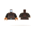 LEGO® Torso SW Vest with Body Armor with 4 Straps, Buckles and Utility Belt Pattern / Black Arms / Medium Nougat Hands 973pb2120c01 dunkelbraun