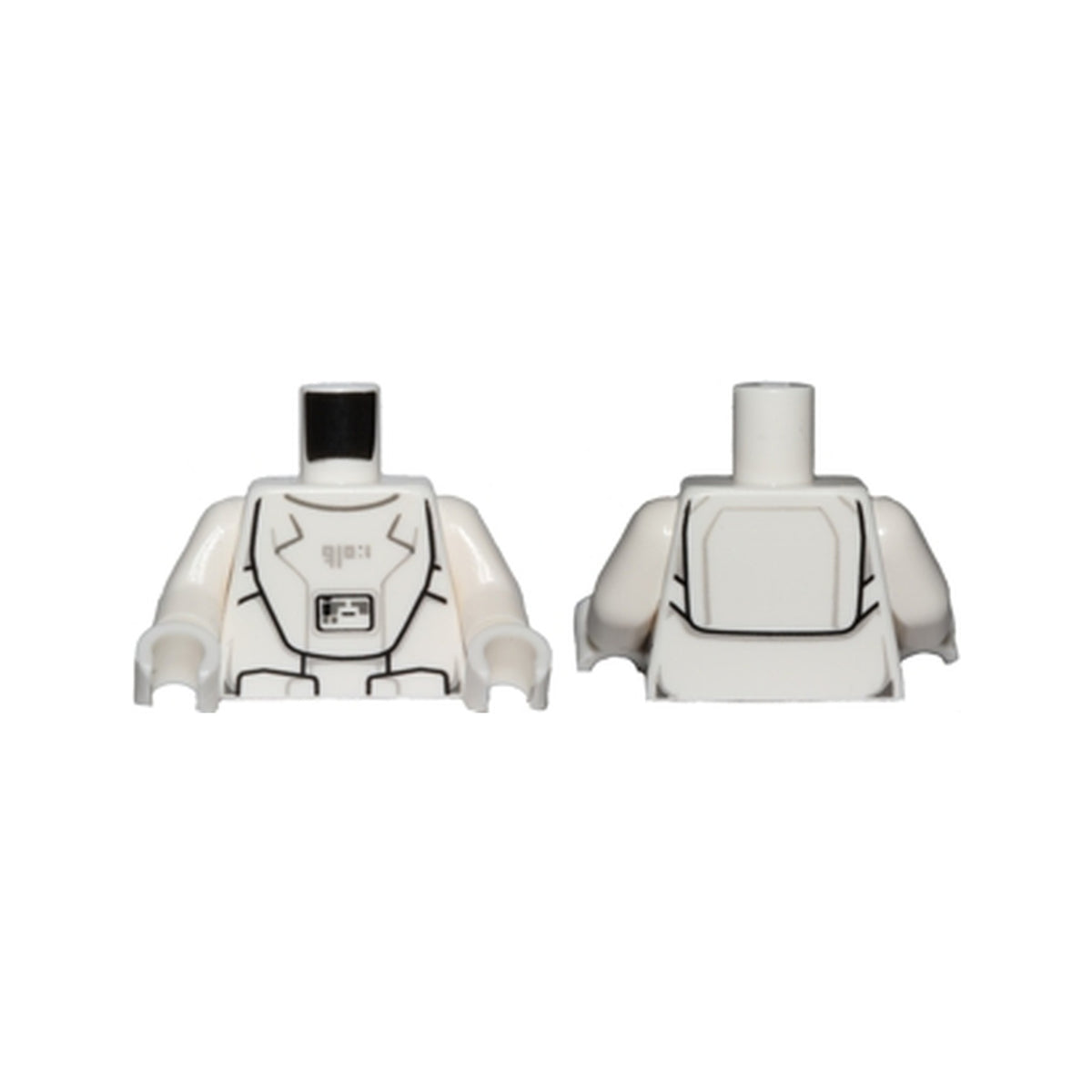 LEGO® Torso SW First Order Snowtrooper Armor Pattern / White Arms / White Hands 973pb2156c01 weiss