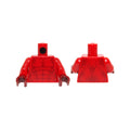 LEGO® Torso Bare Chest with Muscles and Dark Red Spots Pattern / Red Arms / Dark Red Hands 973pb2195c01 rot